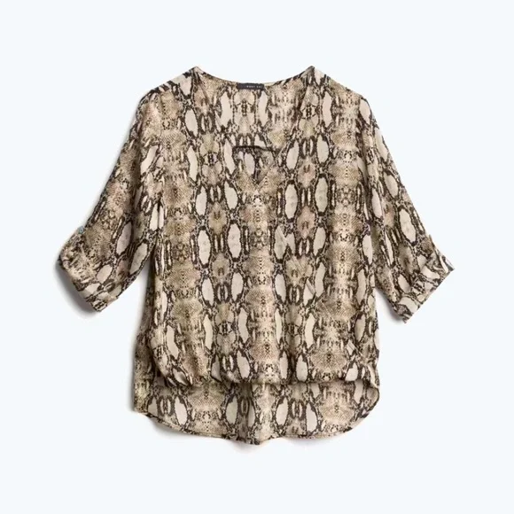 🐍 High/Low Blouse 🐍 - Picture 1 of 6